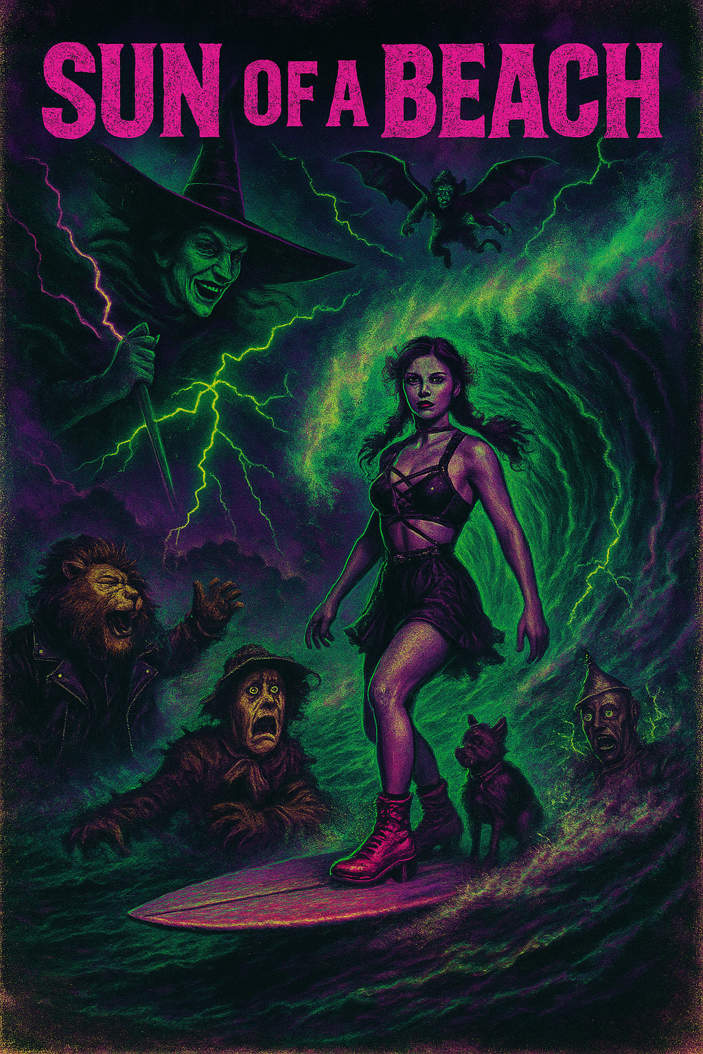 SUN OF A BEACH – Wicked Surf Storm Tee