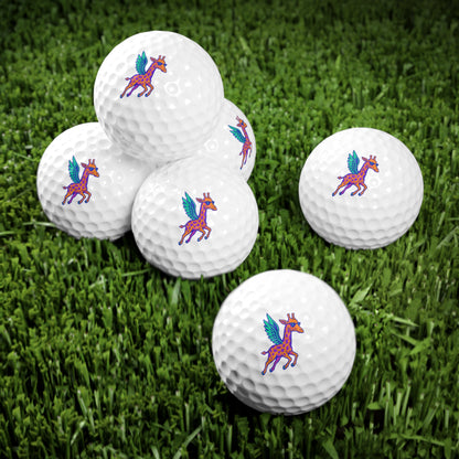 GFLY Golf Balls, 6pcs set. Message for personal customization
