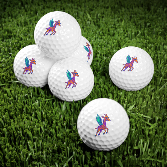 GFLY Golf Balls, 6pcs set. Message for personal customization