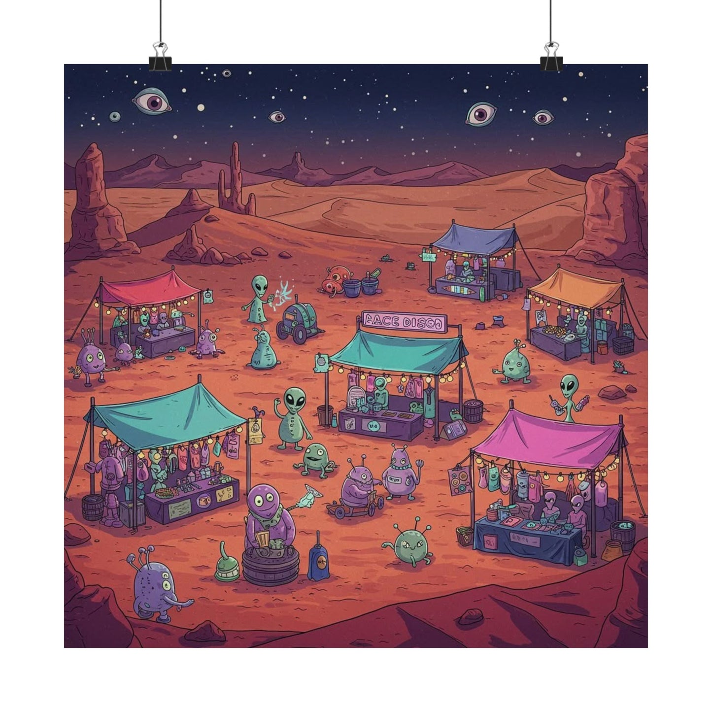 VBR8 Haawwt Village Matte Vertical Posters