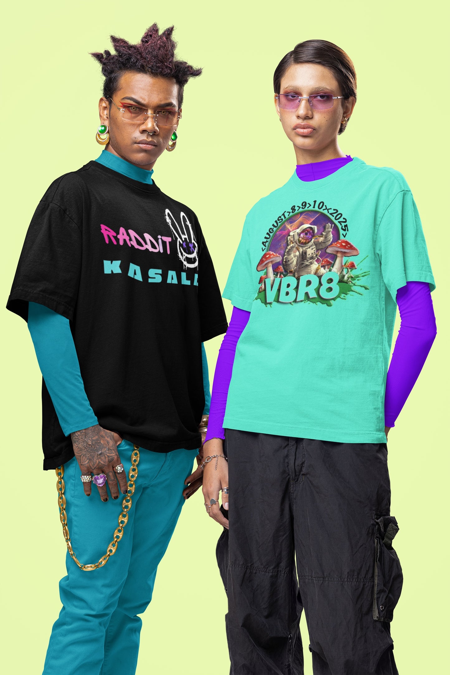 We Like it HAAWWT Event Tee Full Front VBR8 – 08.08.2025 Artist Lineup Shirt