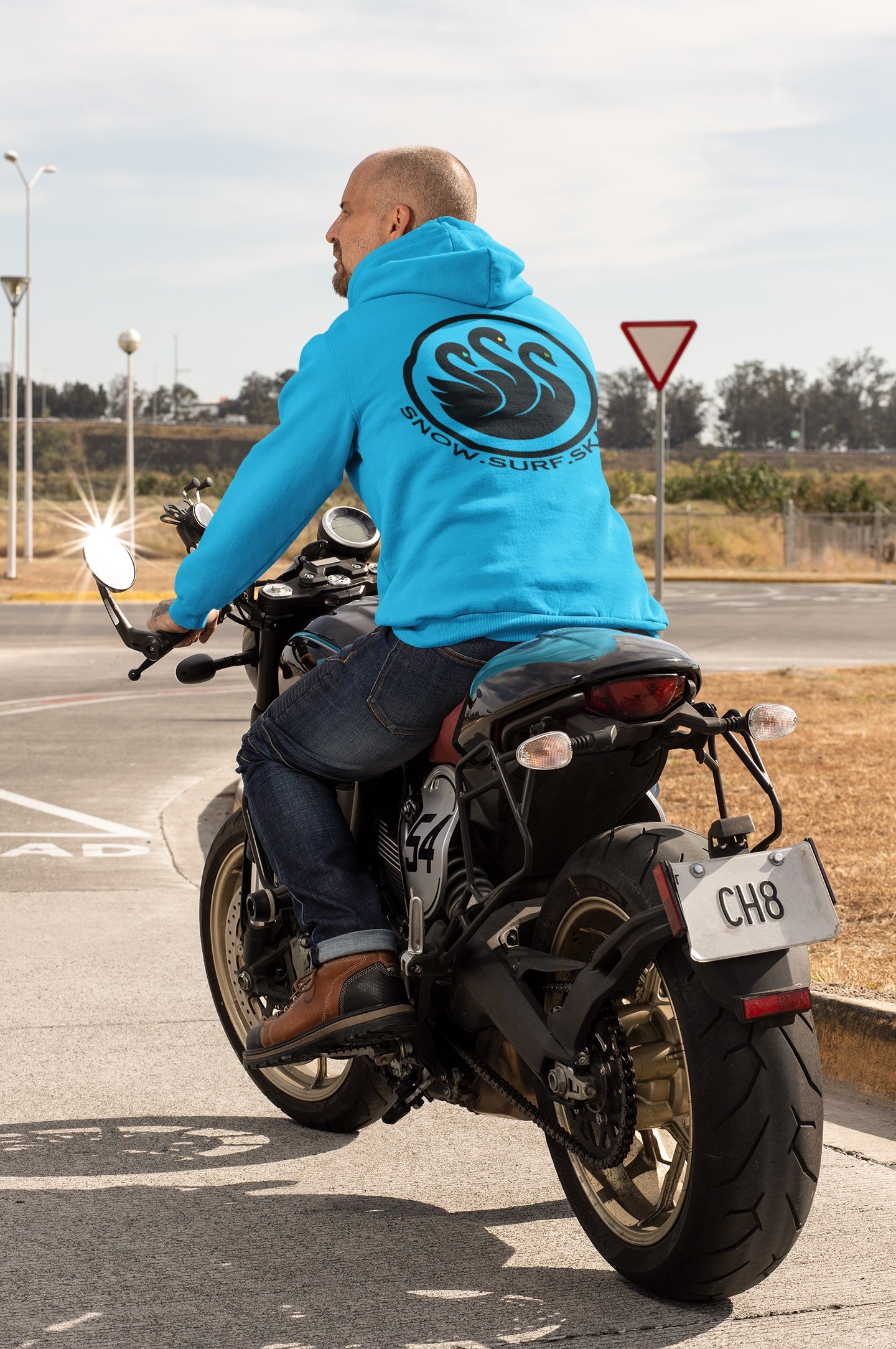 Triple Bolt SSSwan Hoodie