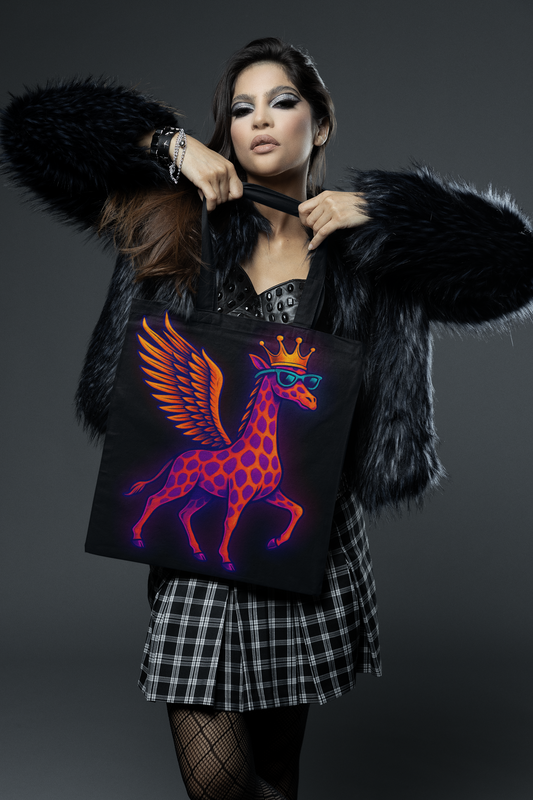 Royal GFLY – Winged Giraffe Tote Bag