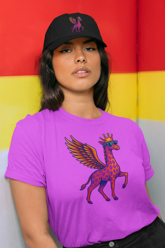 GFLY Incognito Royal Hat – Neon Crowned Giraffe Cap (Unisex)