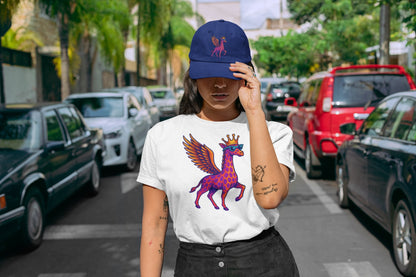 GFLY Incognito Royal Hat – Neon Crowned Giraffe Cap (Unisex)